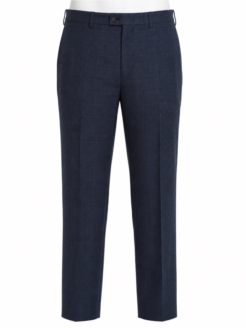 Size 38‎ Ted Baker London Men’s Joey GT Wool Plaid Dress Pants Navy